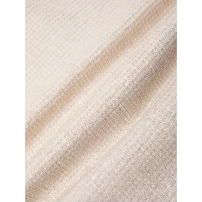 Ormiston Linen Waffle Jacket in Ecru