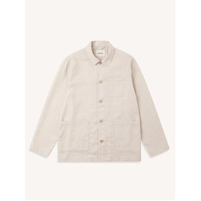 Ormiston Linen Waffle Jacket in Ecru