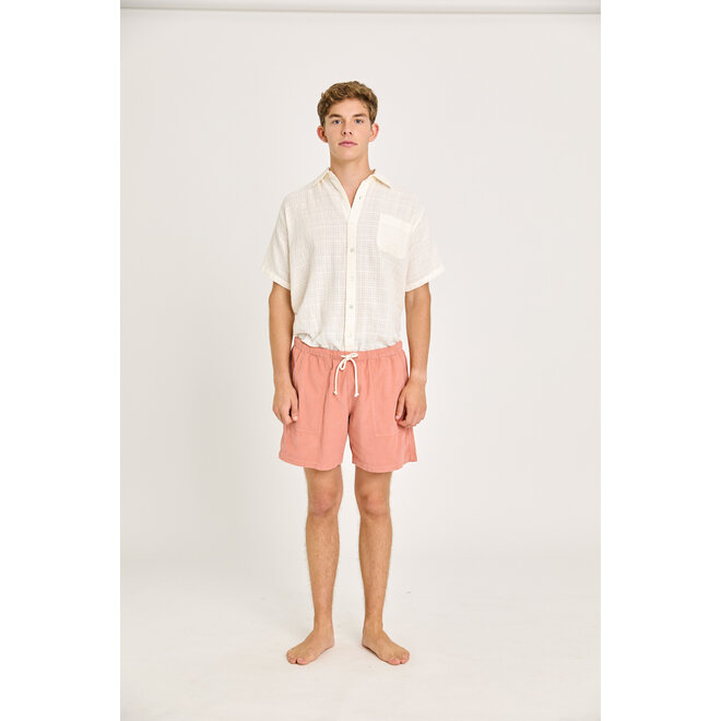 Formigal Baby Cord Beach Shorts in Clay