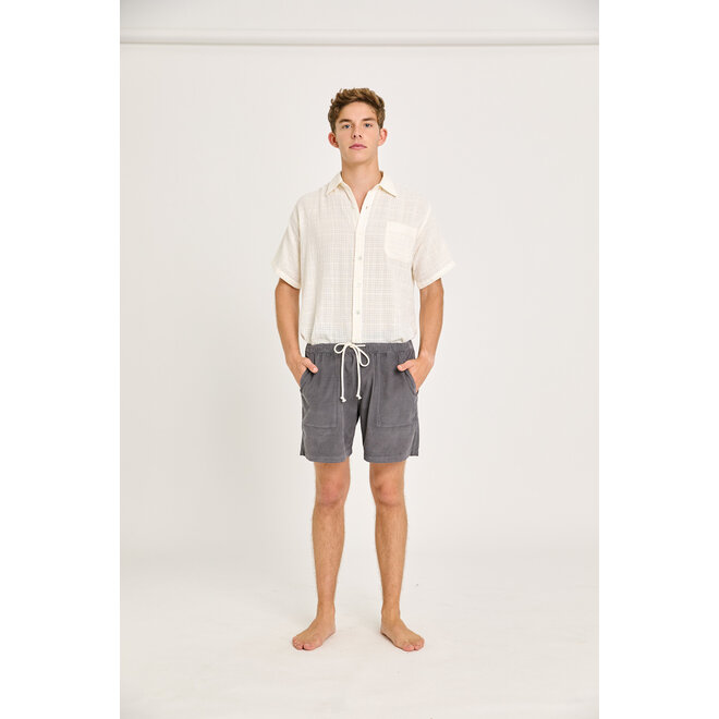 Formigal Baby Cord Beach Shorts in Smoked Pearl