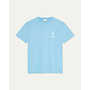 Dantas Logo Tee in Azure/Off-White