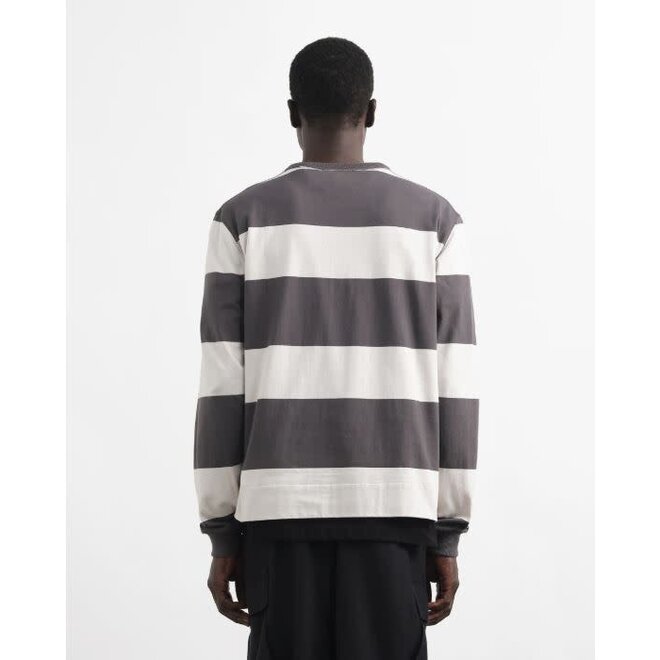 C86 Top in Grey Stripes