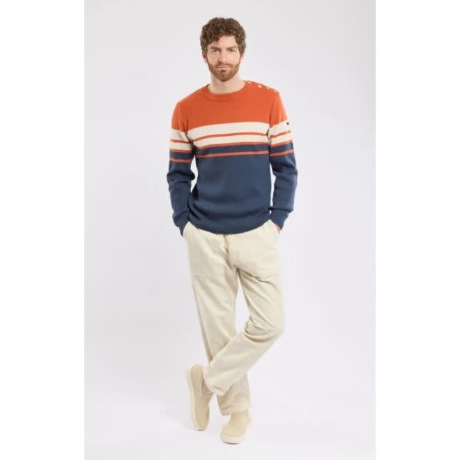 Fisherman Fatigue Trousers in Oyster