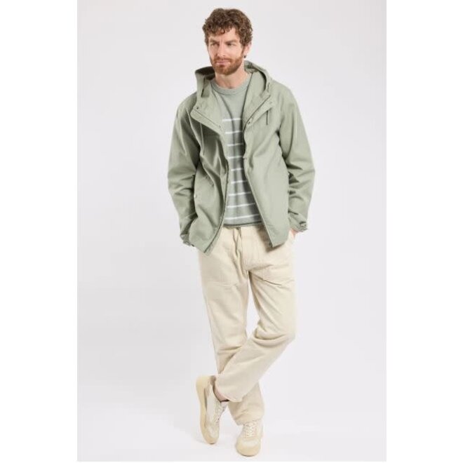 Fisherman Smock Jacket in Shadow Green