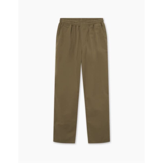 Calm Seersucker Pants in Army