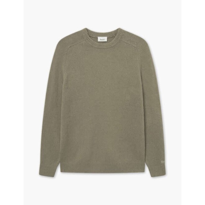 Bloom Boucle Knit in Dusty Olive
