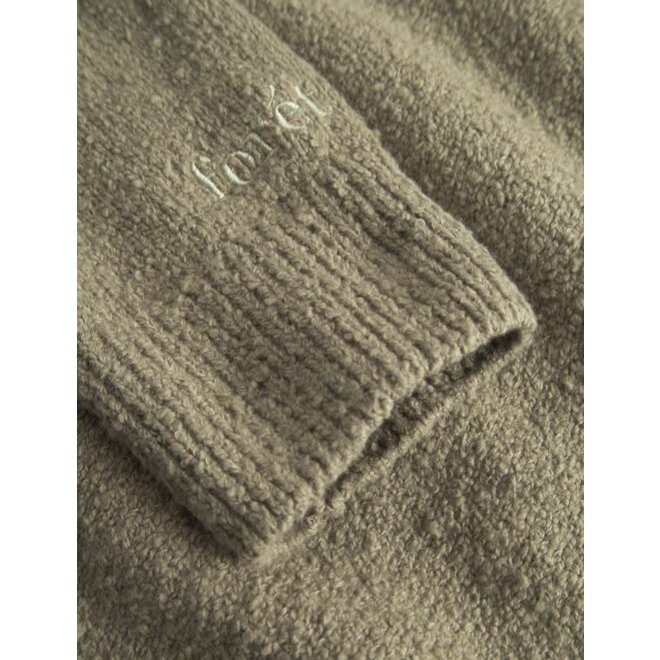 Bloom Boucle Knit in Dusty Olive