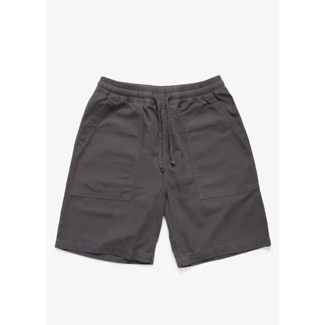 Ripstop Chef Short in Washed Black