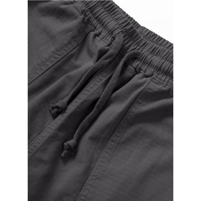 Ripstop Chef Short in Washed Black