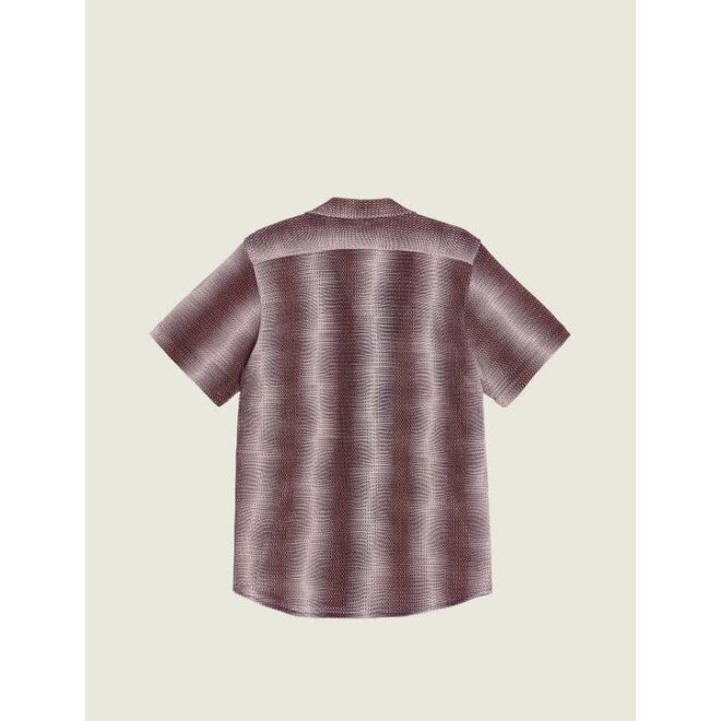 Echo Cuba Net Shirt in Merlot