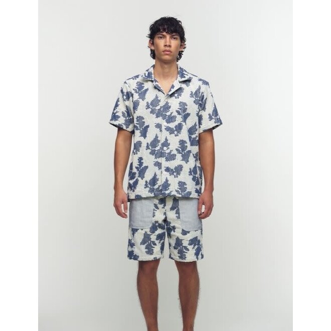 Cuba Terry Shirt in Sail Contraste