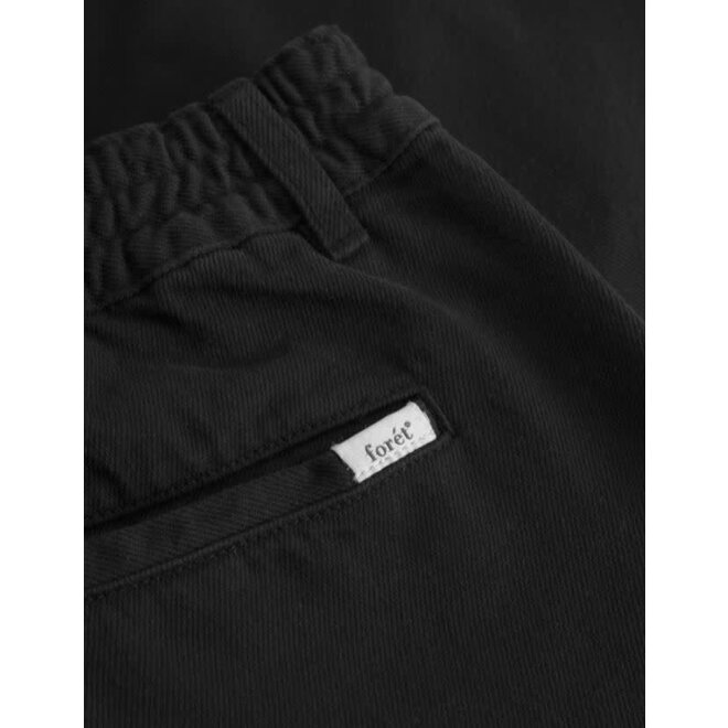 Clay Twill Shorts in Black