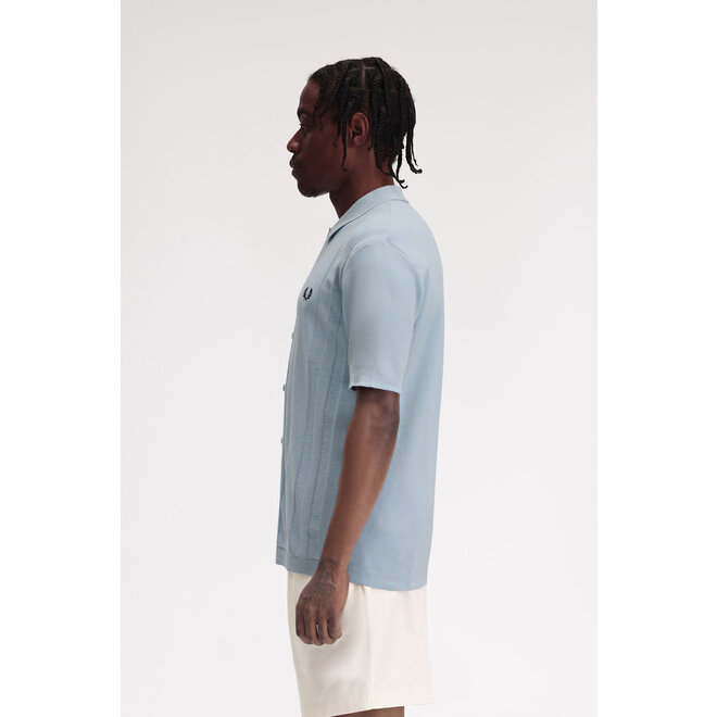 Button Through Shirt in Light Smoke