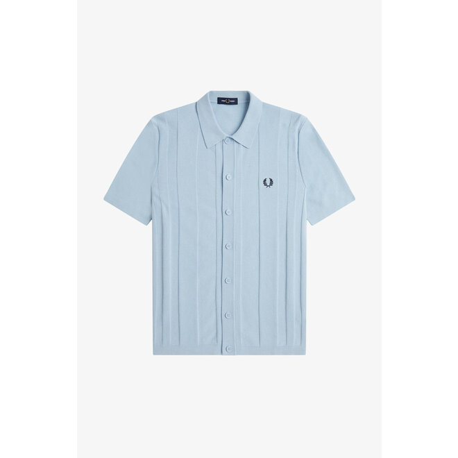 Button Through Shirt in Light Smoke