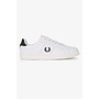 B721 Leather Trainers in White/Navy