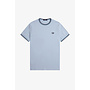 Twin Tipped T-Shirt in Light Smoke/Petrol Blue/Navy