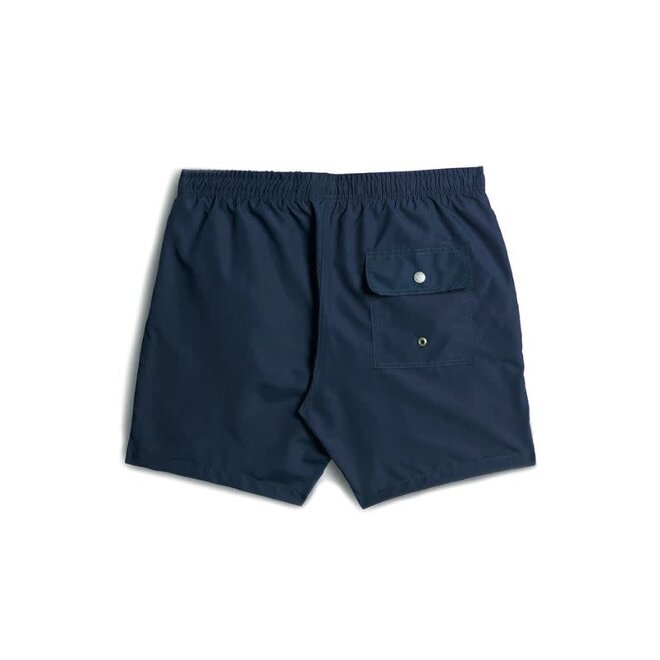 Swim Trunk in Solid Navy