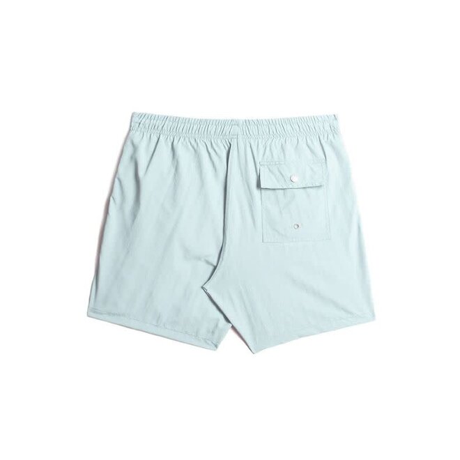 Swim Trunk in Solid Baby Blue