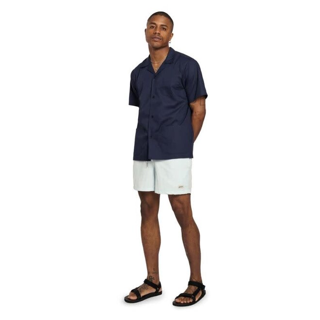 Swim Trunk in Solid Baby Blue