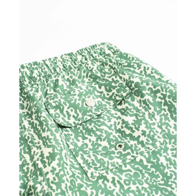 Swim Trunk in Thyme Tropic Camo