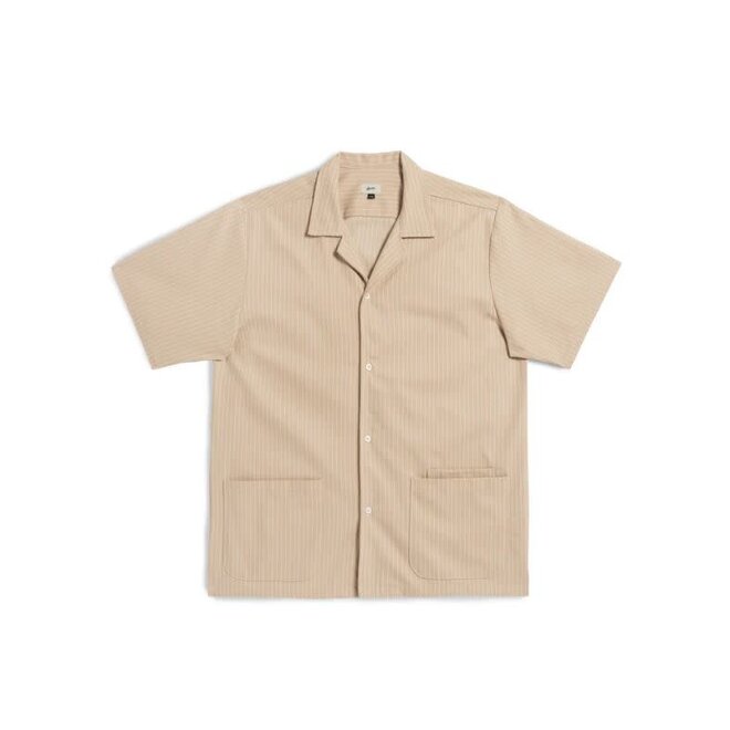 Latte Denim Traveler Shirt in Beige