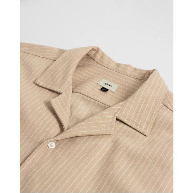 Latte Denim Traveler Shirt in Beige