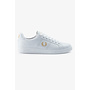 B721 Leather Trainers in White/Metallic Gold