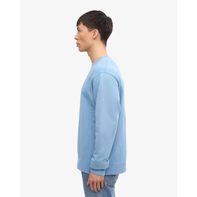 Classic Organic Crew in Seaside Blue