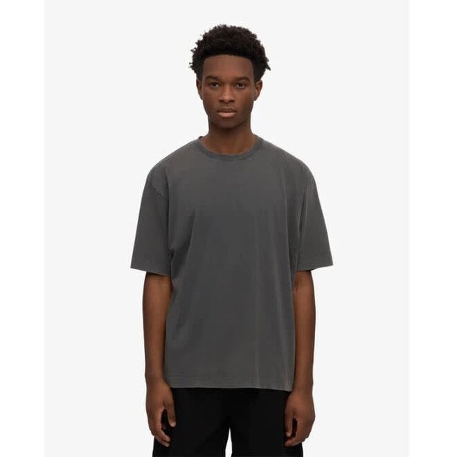 Oversized Organic T-Shirt in Faded Black