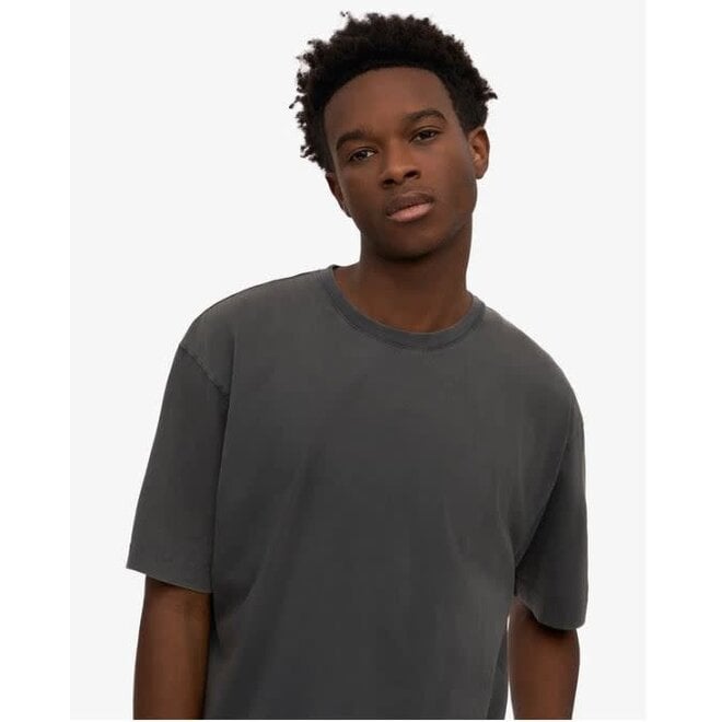 Oversized Organic T-Shirt in Faded Black
