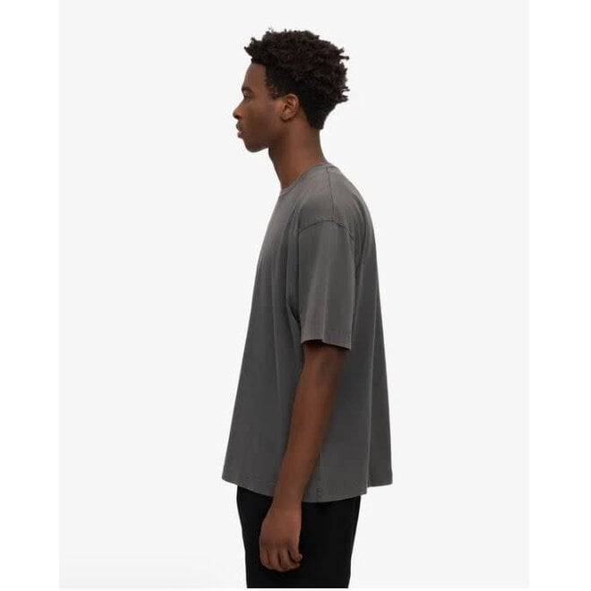 Oversized Organic T-Shirt in Faded Black
