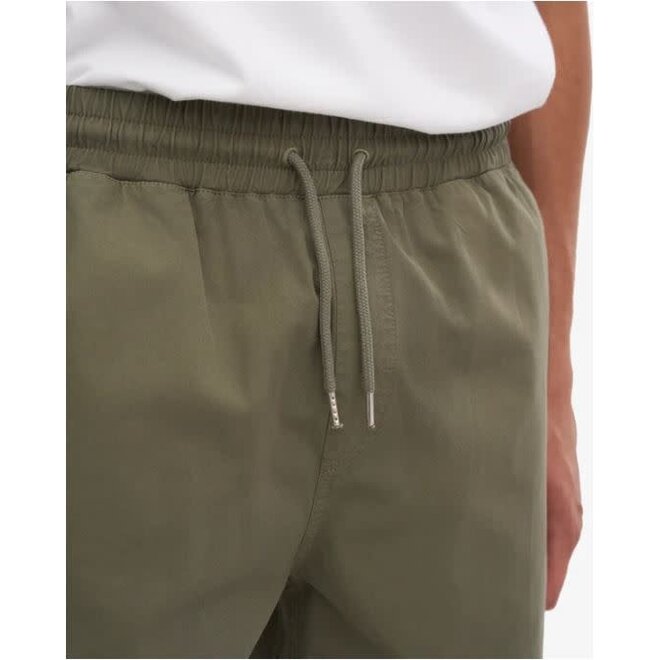 Organic Twill Shorts in Dusty Olive