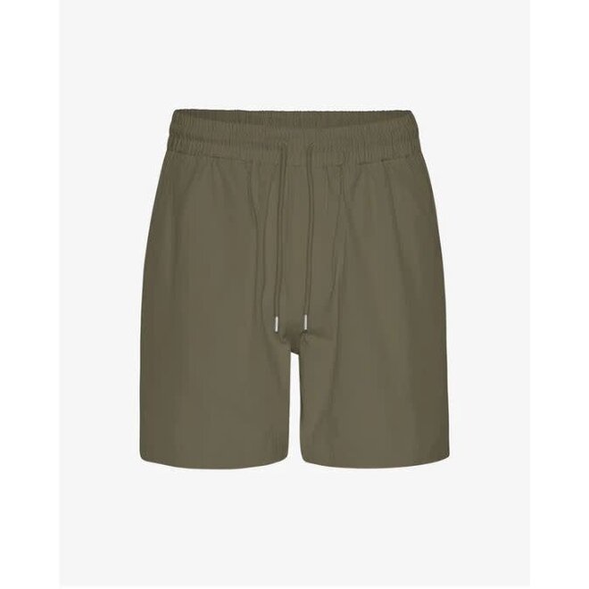 Organic Twill Shorts in Dusty Olive