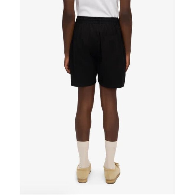 Organic Twill Shorts in Deep Black