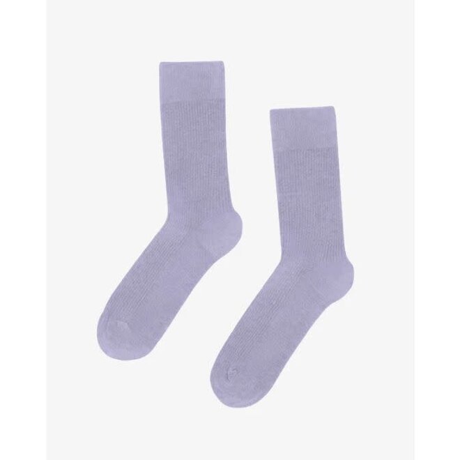 Classic Organic Sock in Soft Lavender