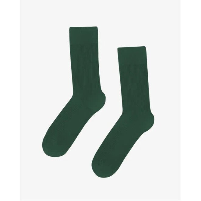 Classic Organic Sock in Emerald Green