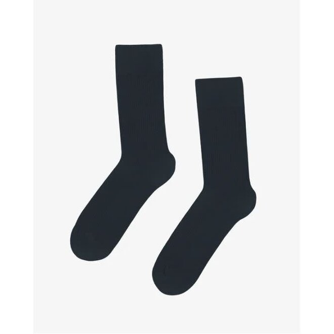 Classic Organic Sock in Navy Blue