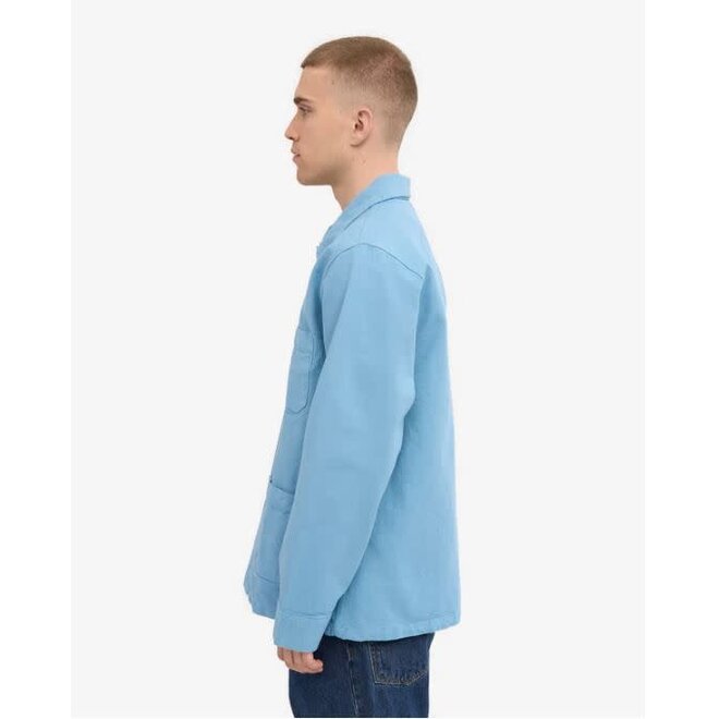 Organic Workwear Jacket in Seaside Blue