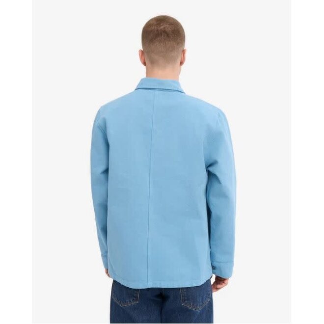Organic Workwear Jacket in Seaside Blue