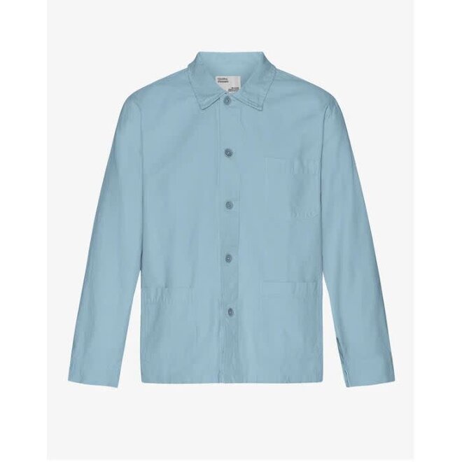 Organic Workwear Jacket in Seaside Blue