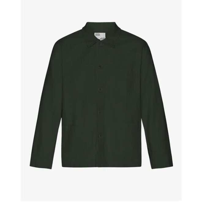 Organic Workwear Jacket in Hunter Green