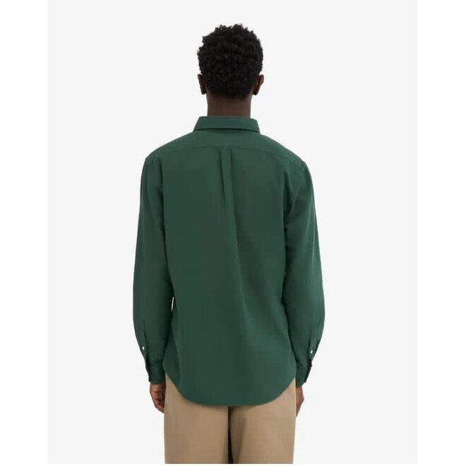 Organic Button Down Shirt in Emerald Green