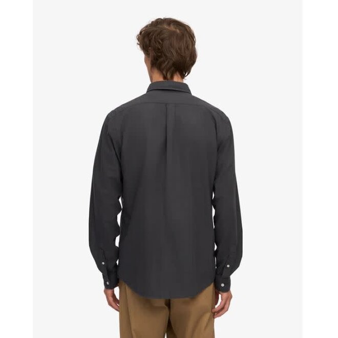 Organic Button Down Shirt in Lava Grey