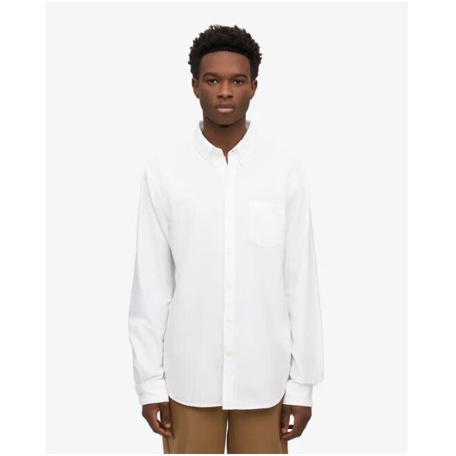 Organic Button Down Shirt in Optical White