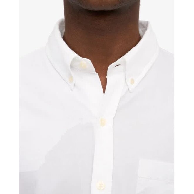 Organic Button Down Shirt in Optical White