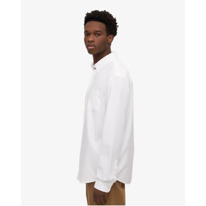 Organic Button Down Shirt in Optical White