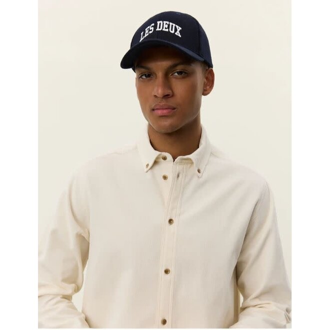 Konrad Pinwale Corduroy Shirt in Ivory