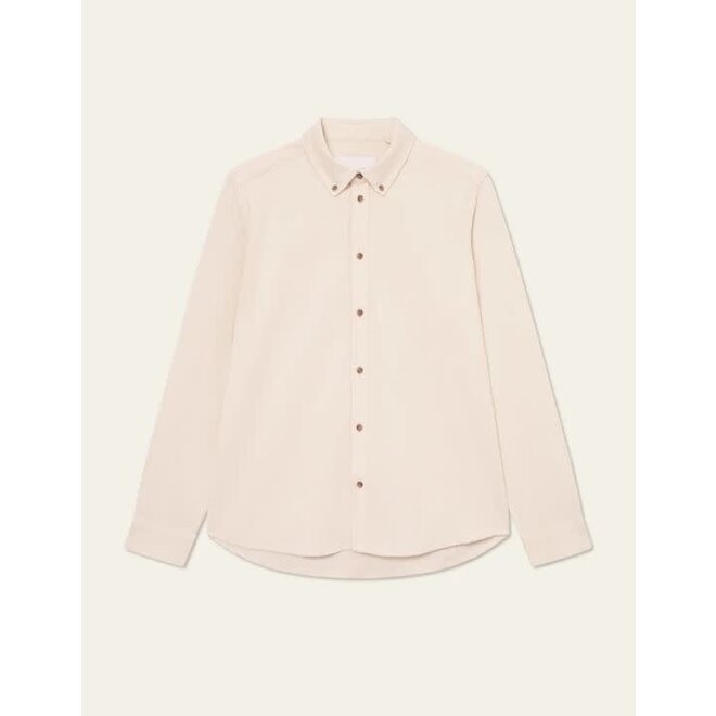 Konrad Pinwale Corduroy Shirt in Ivory
