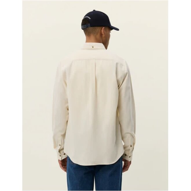 Konrad Pinwale Corduroy Shirt in Ivory
