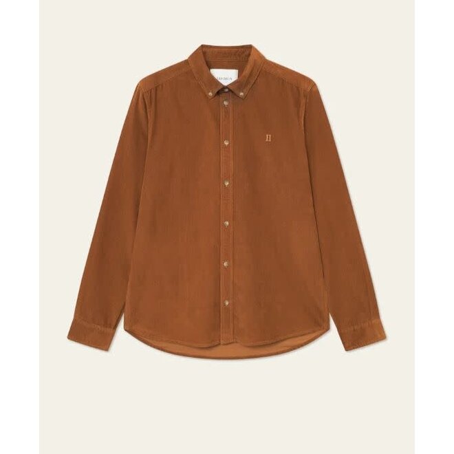 Konrad Pinwale Corduroy Shirt in Monk's Robe